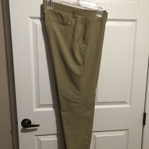 Tan Men’s Under Armour Pants. Size 38/32